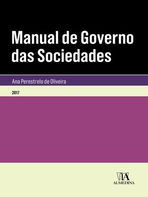 cover image of Manual de Governo das Sociedades